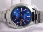 Replica Rolex Milgauss Stainless Steel Blue Face Watch 40mm